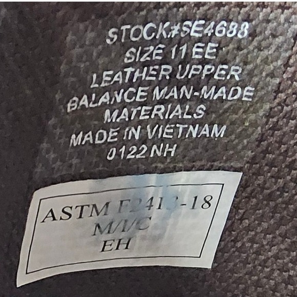 Justin SE4688 Steel Toe Work Boots Mens 11 EE Brown Leather Cowboy Western - Picture 12 of 12